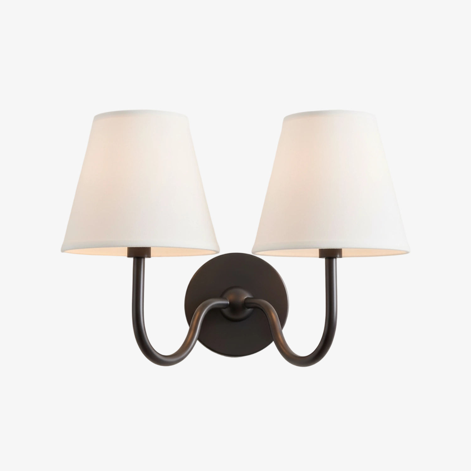 Plain shade wall light color
