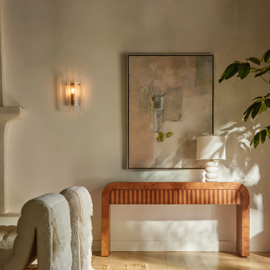 Customer interior with the Velora wall sconce