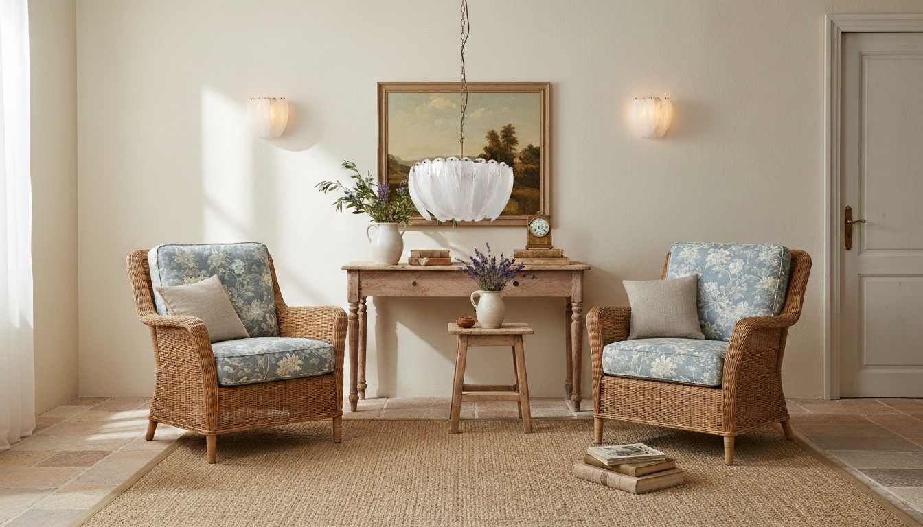 Velora series room scene with matching lights