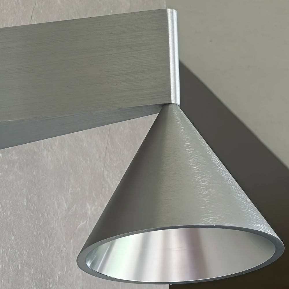 Close detail of the Metorq cone shade