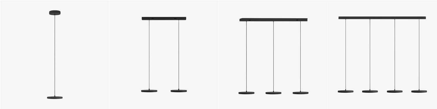 Feranox pendant available in different head counts