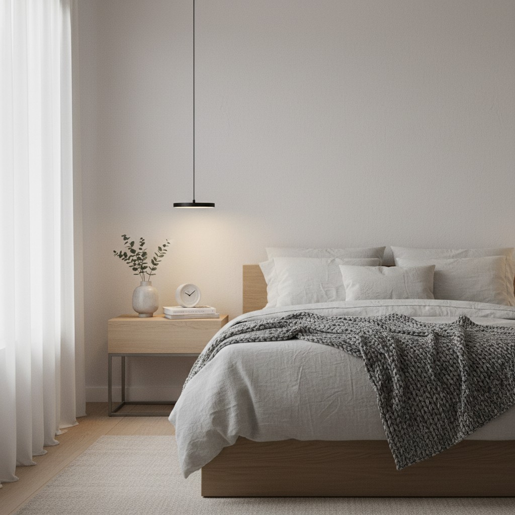 Feranox pendant in a bedroom