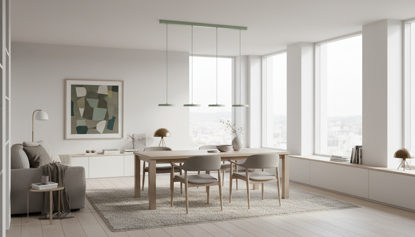Feranox pendant in a dining room setting