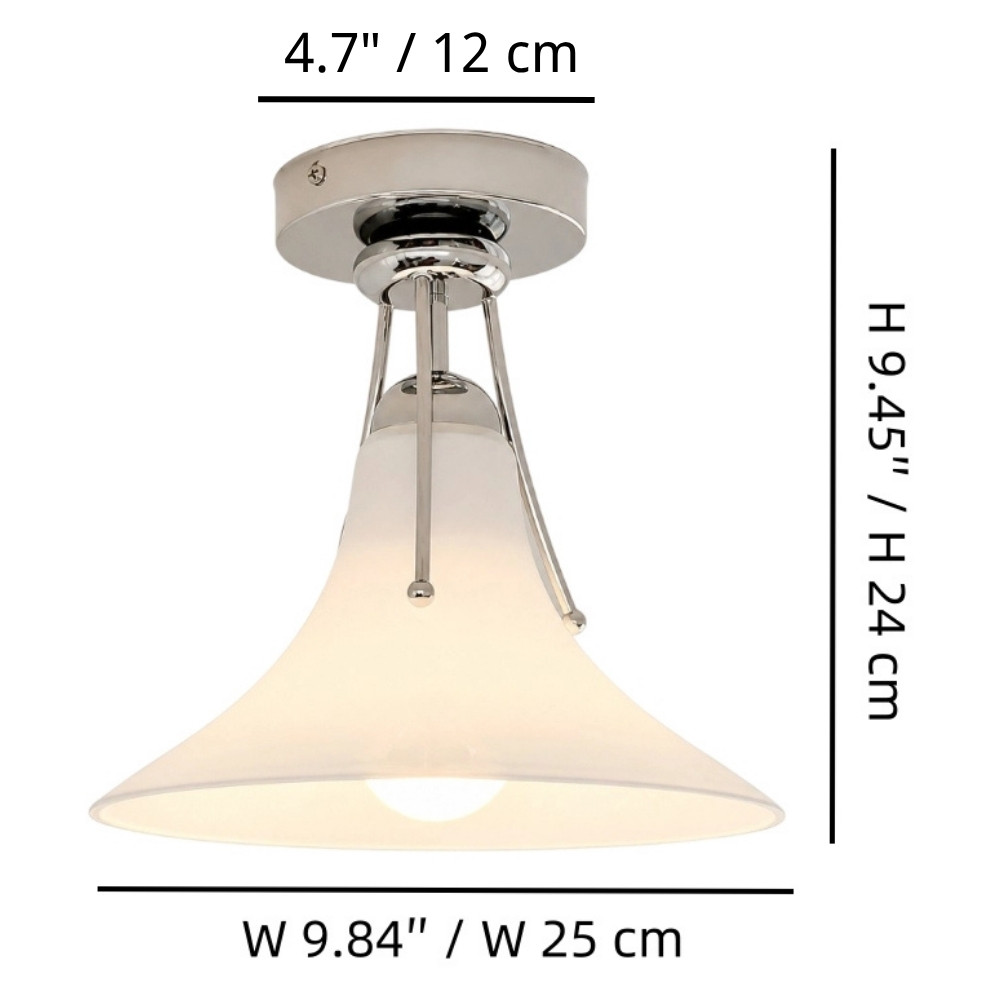 Kallera ceiling lamp dimension diagram