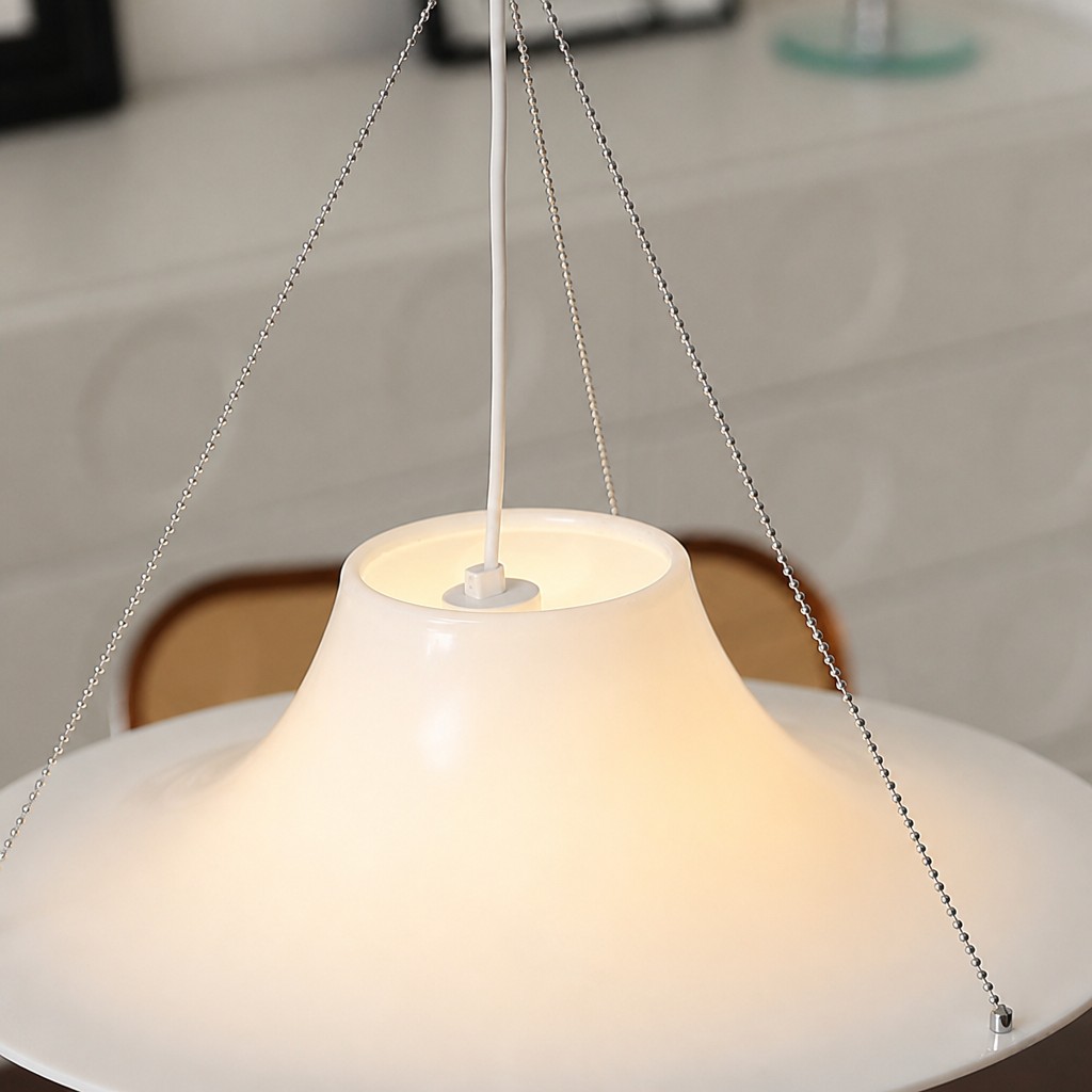 Close-up of the Saebery pendant lamp suspension