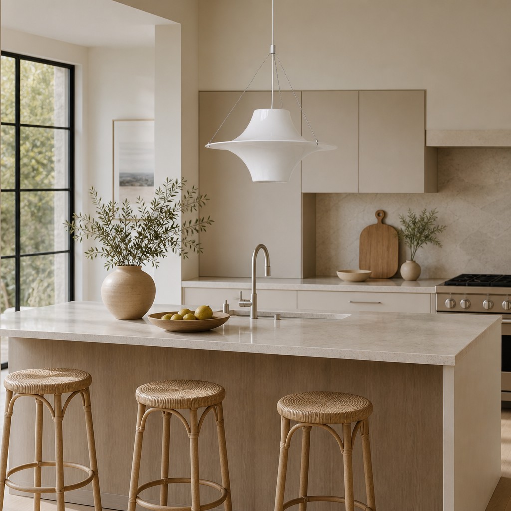 Saebery pendant lamp in a kitchen