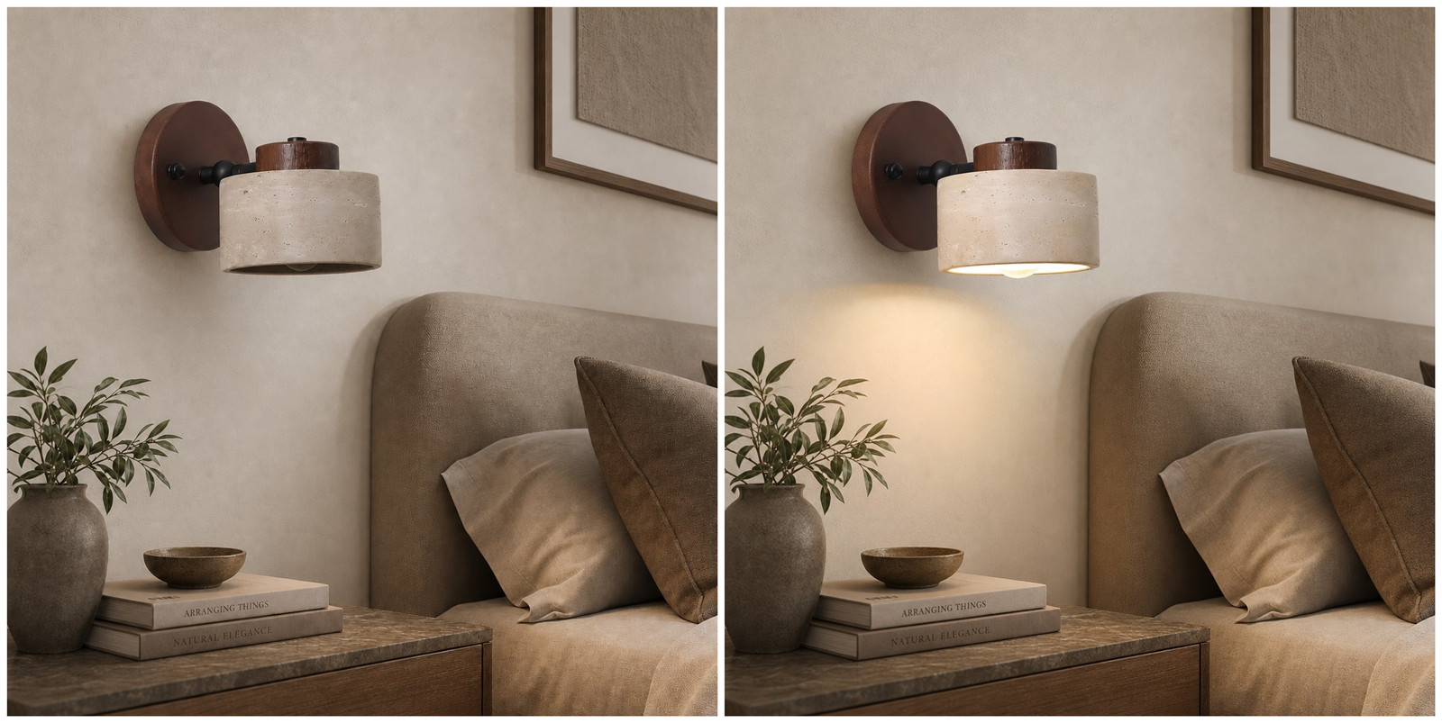 Travira switch light comparison shown as one full-width comparison image
