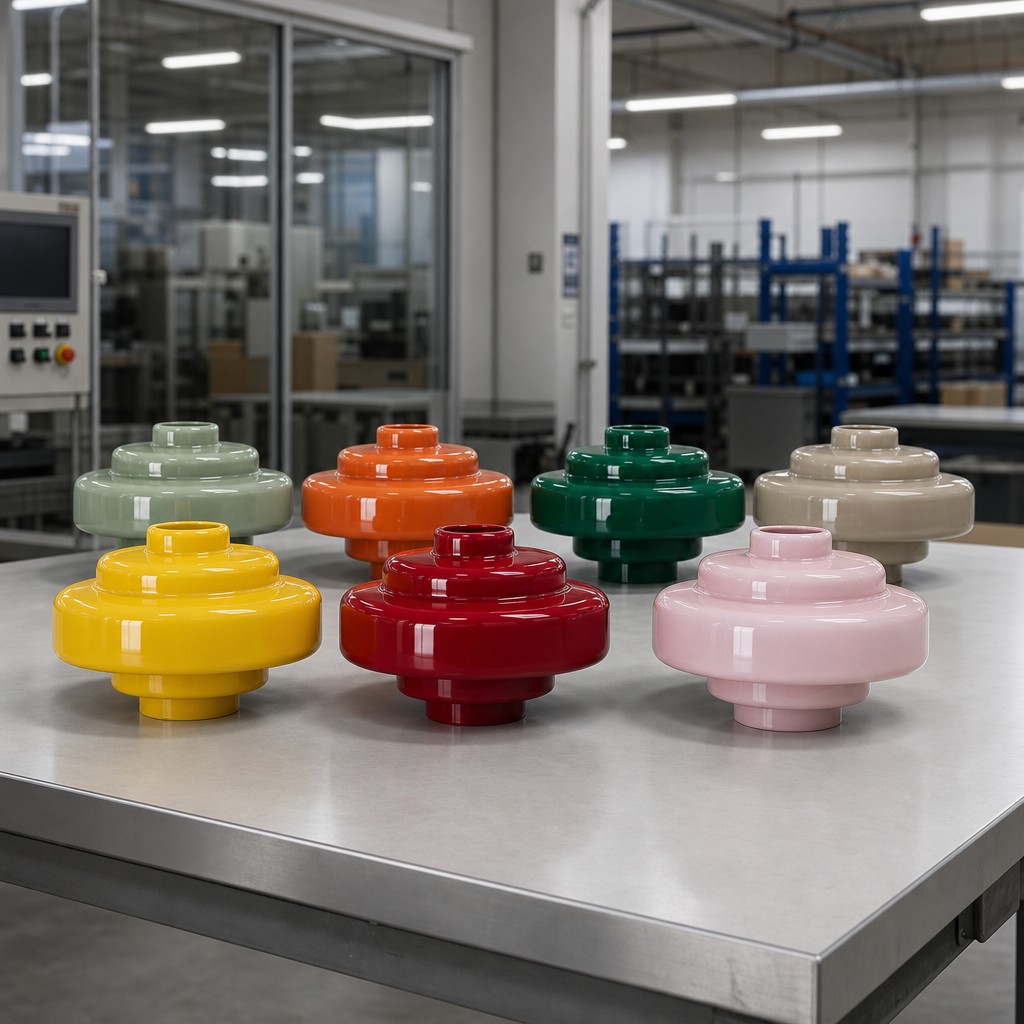 Koloro lampshades in multiple vintage colors