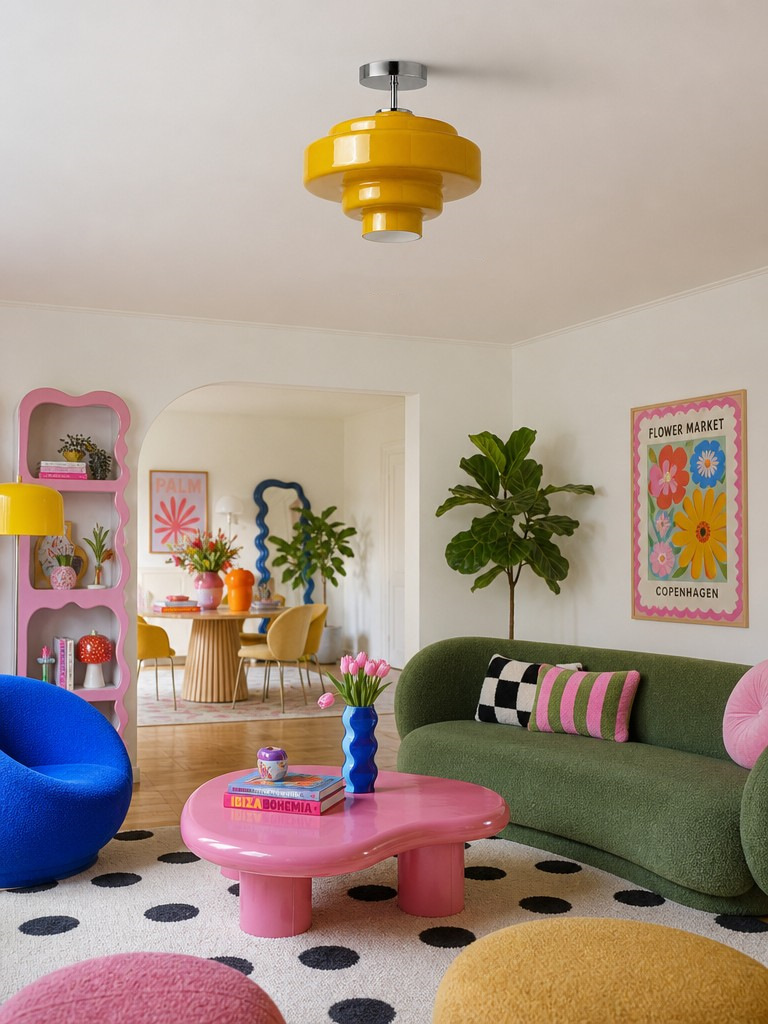 Koloro light in a warm residential interior