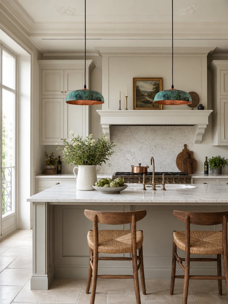 Aerugix pendant light over a dining table