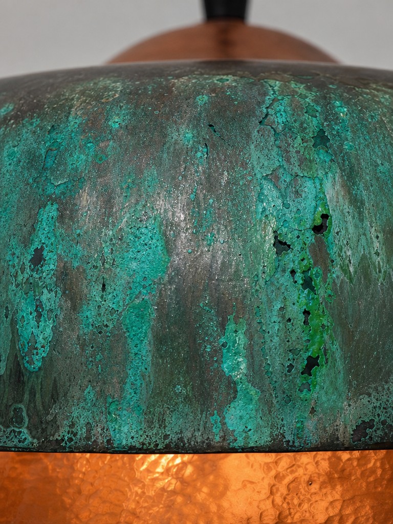Aerugix oxidized copper texture detail