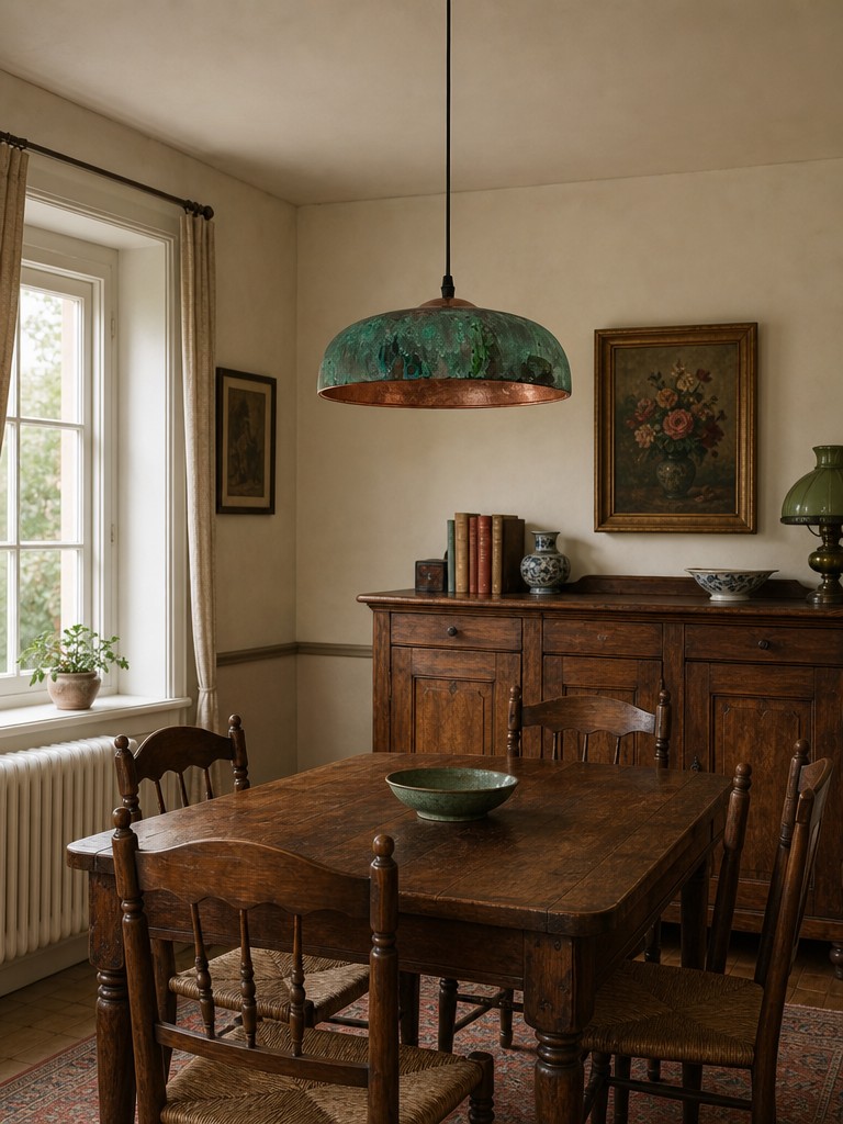 Aerugix pendant lighting in a styled room