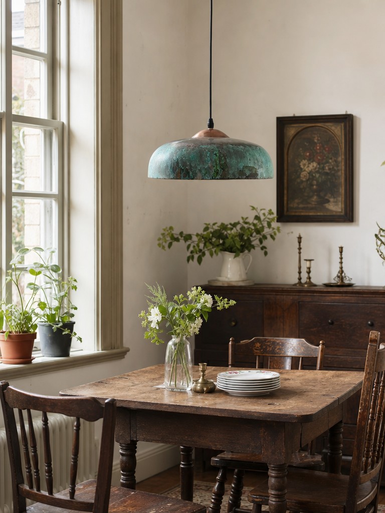 Aerugix pendant light in a bar or kitchen setting