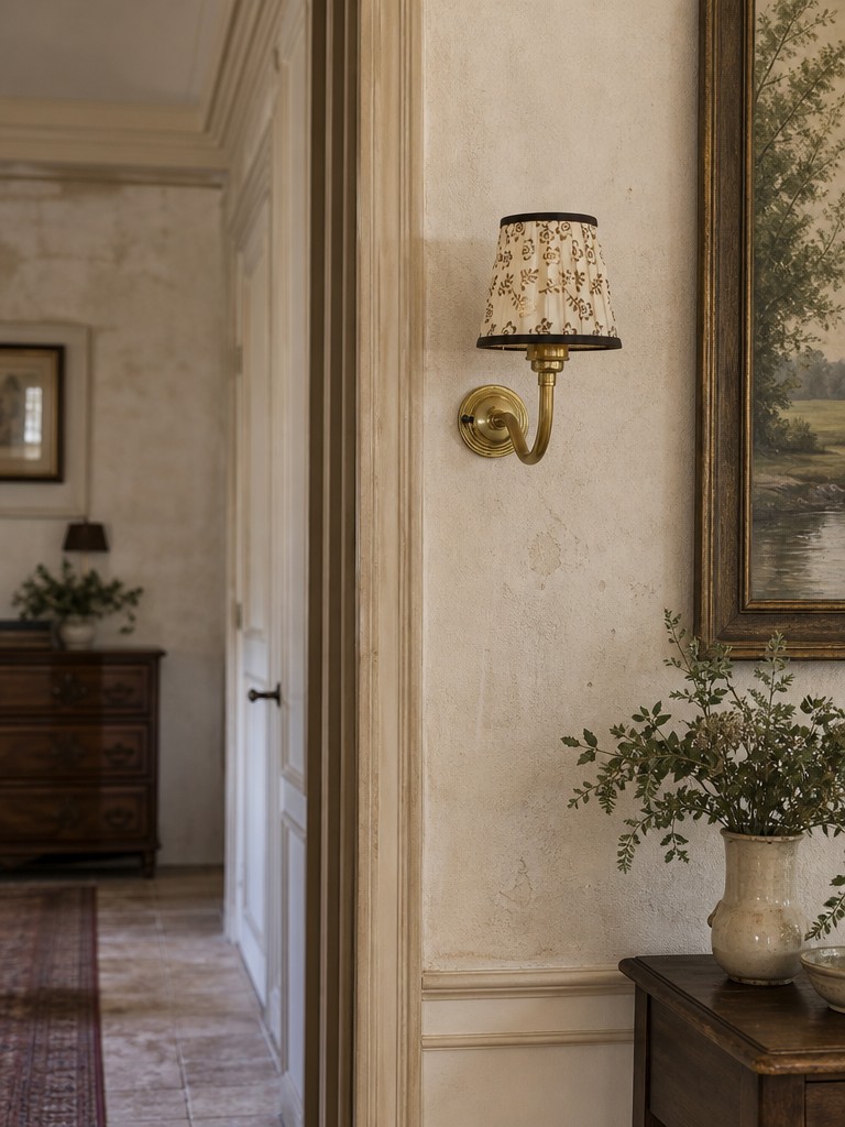 Cottaloy wall lamp above a sofa in a bright room