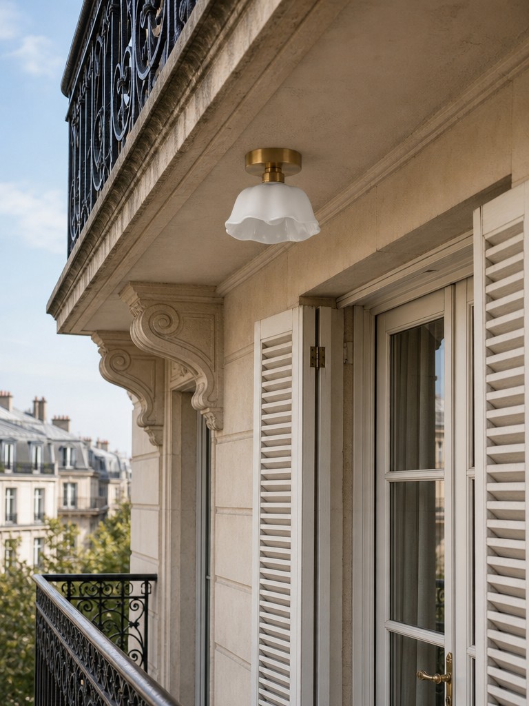 Cienax flower ceramic light in an elegant room