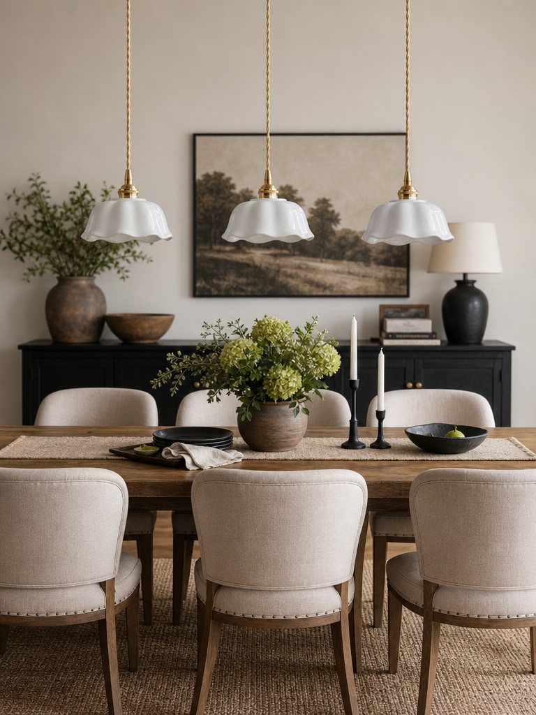 Cienax light above a cozy interior scene