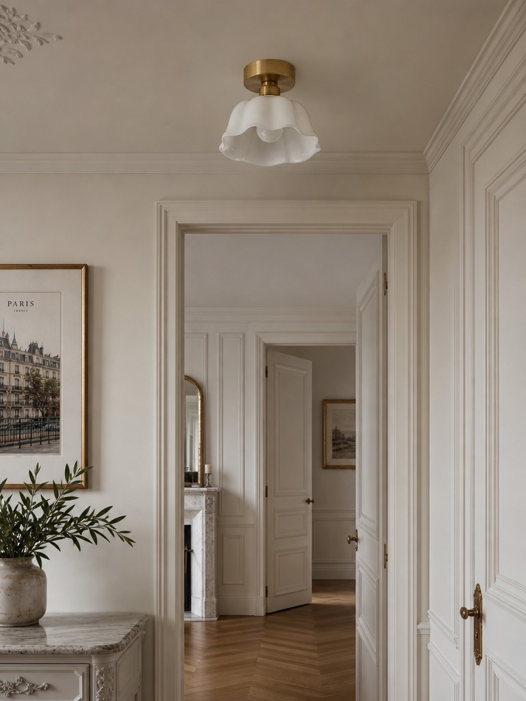 Cienax ceiling light in a bright hallway