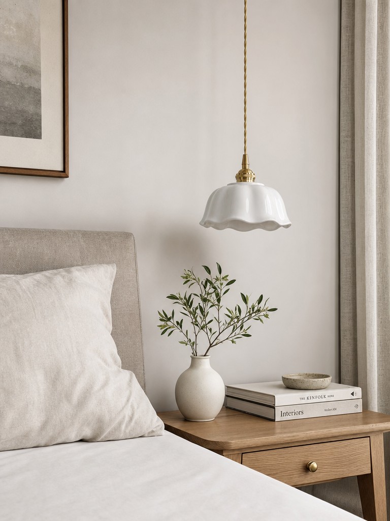 Cienax ceramic light in a warm home interior