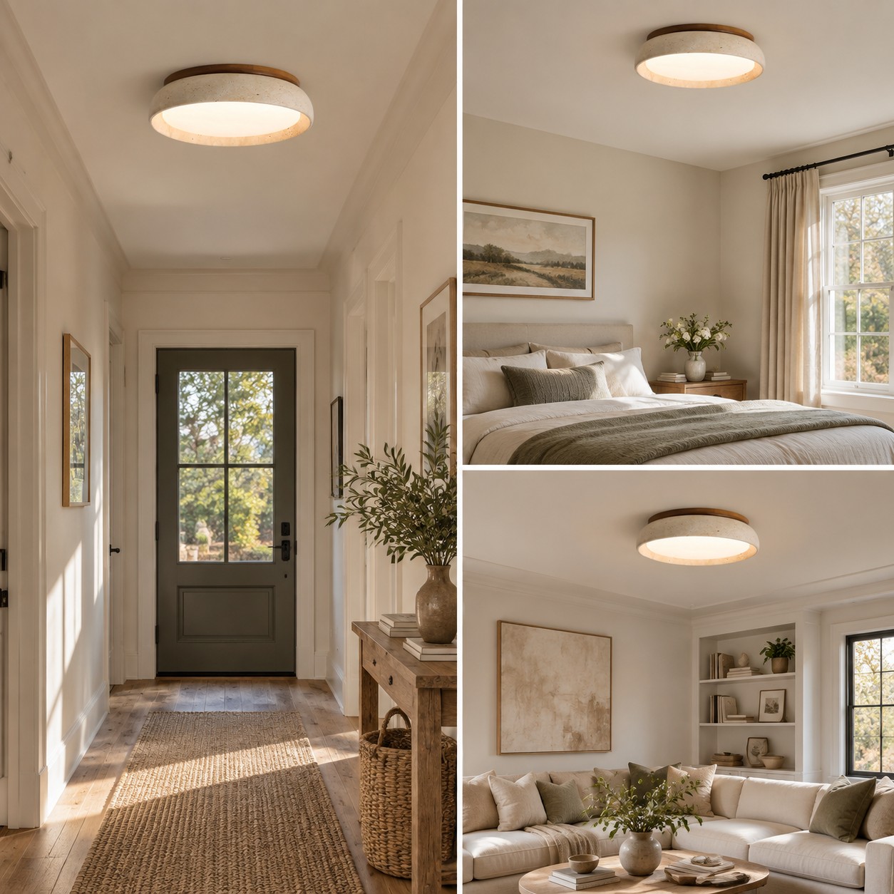 Esigenze di illuminazione diverse in corridoio, camera da letto e soggiorno