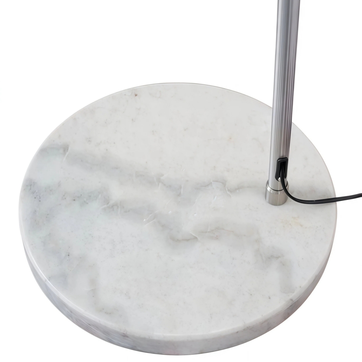 Close-up of the marble base detail
