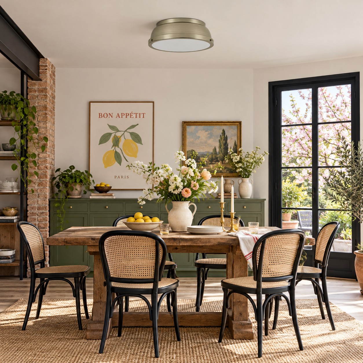 Frosted Diffuser — Textured Dome Ceiling Light — A natural perspective