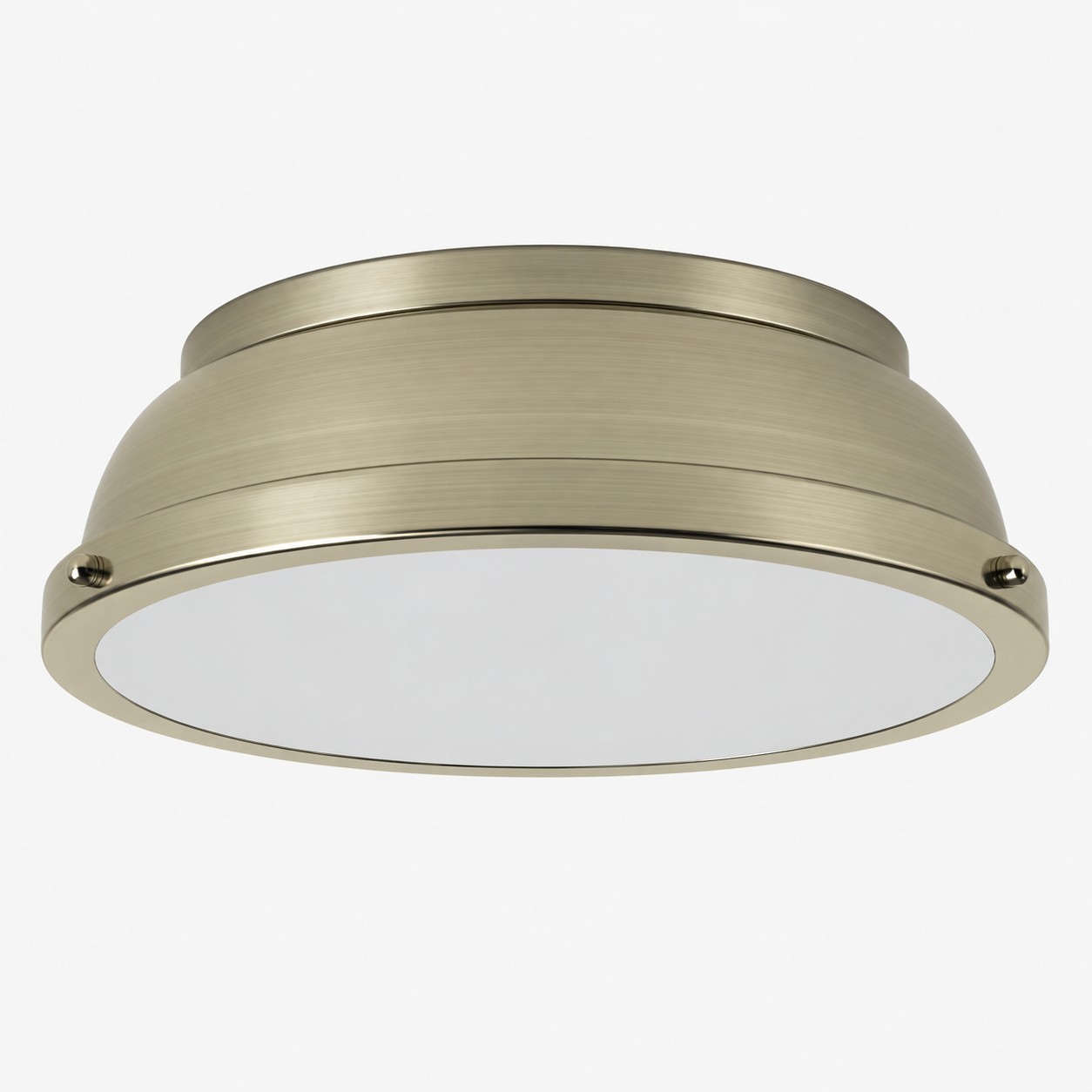 Frosted Diffuser — Textured Dome Ceiling Light — A natural perspective
