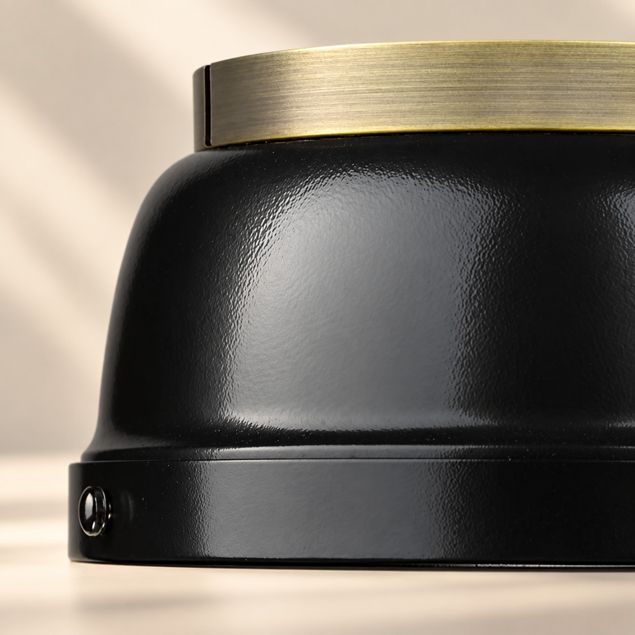 Frosted Diffuser — Textured Dome Ceiling Light — A natural perspective