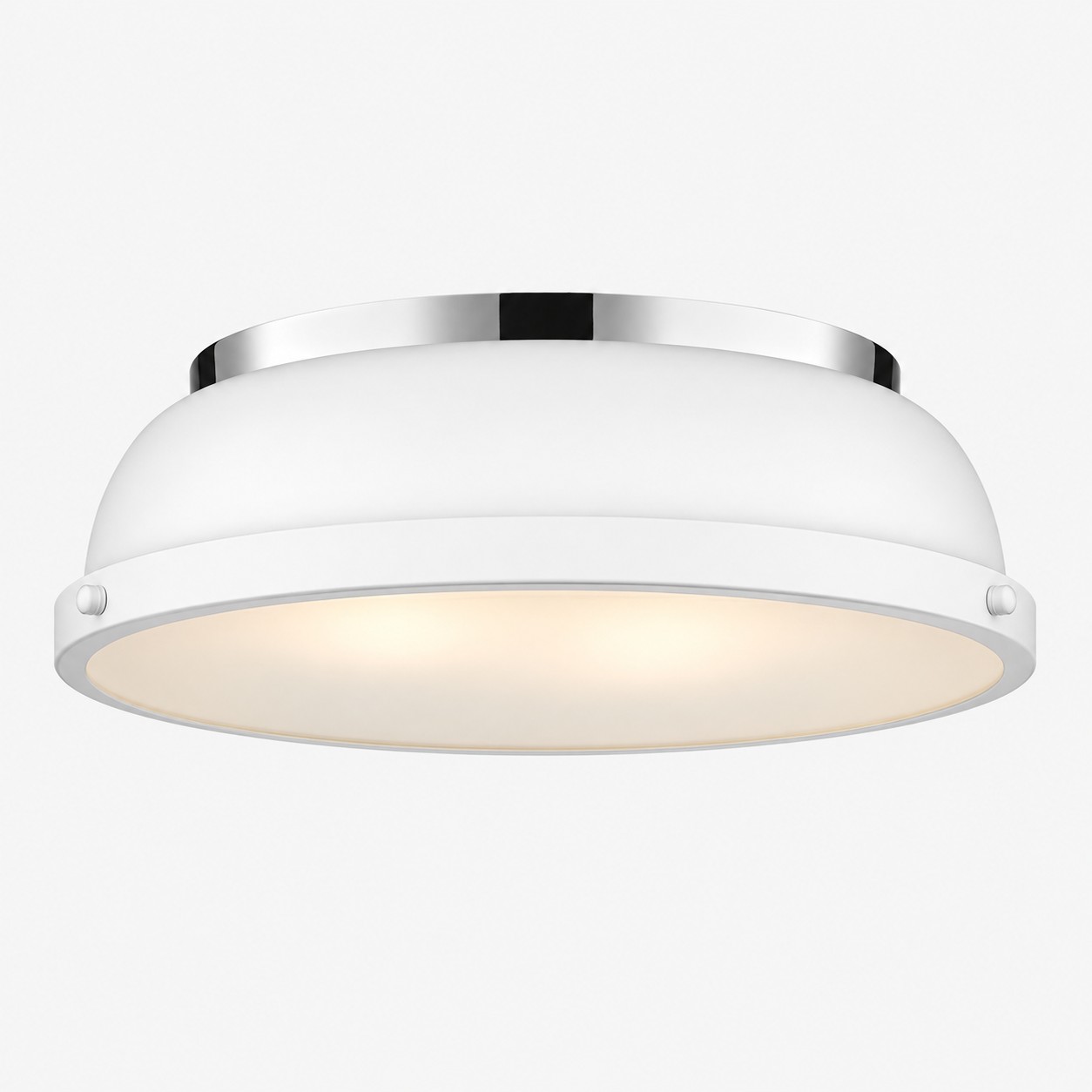 Frosted Diffuser — Textured Dome Ceiling Light — A natural perspective