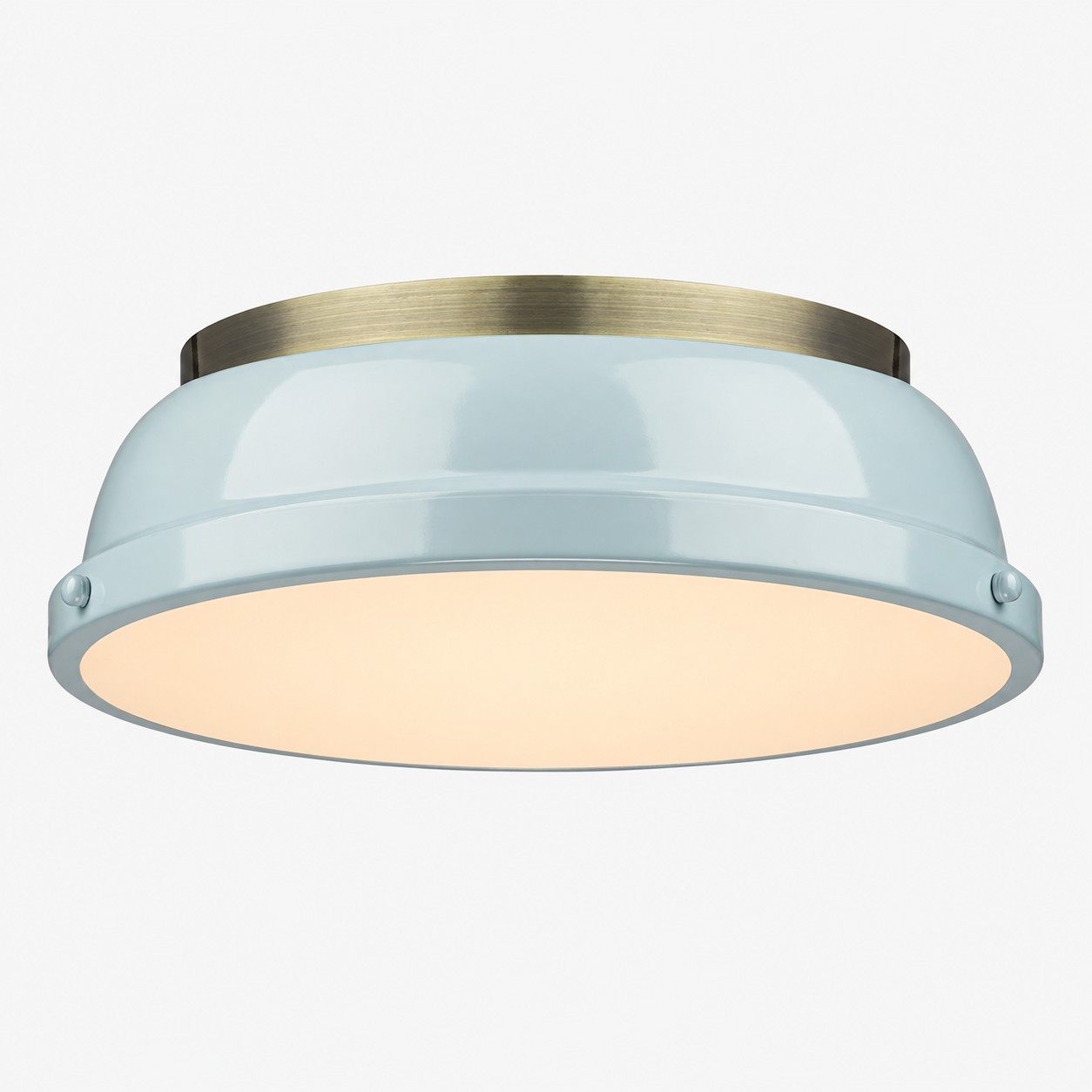 Frosted Diffuser — Textured Dome Ceiling Light — A natural perspective