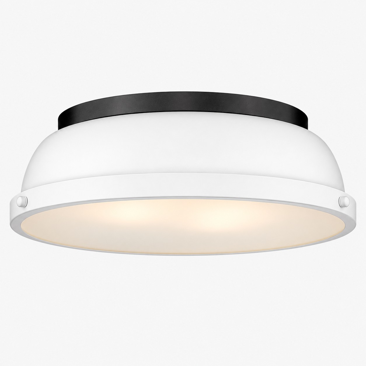 Frosted Diffuser — Textured Dome Ceiling Light — A natural perspective
