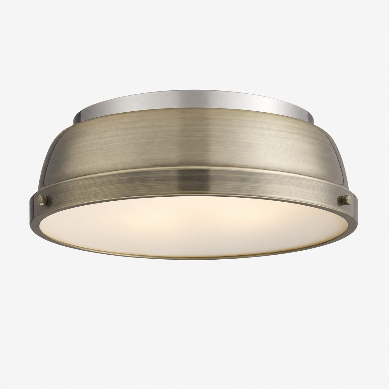 Frosted Diffuser — Textured Dome Ceiling Light — A natural perspective