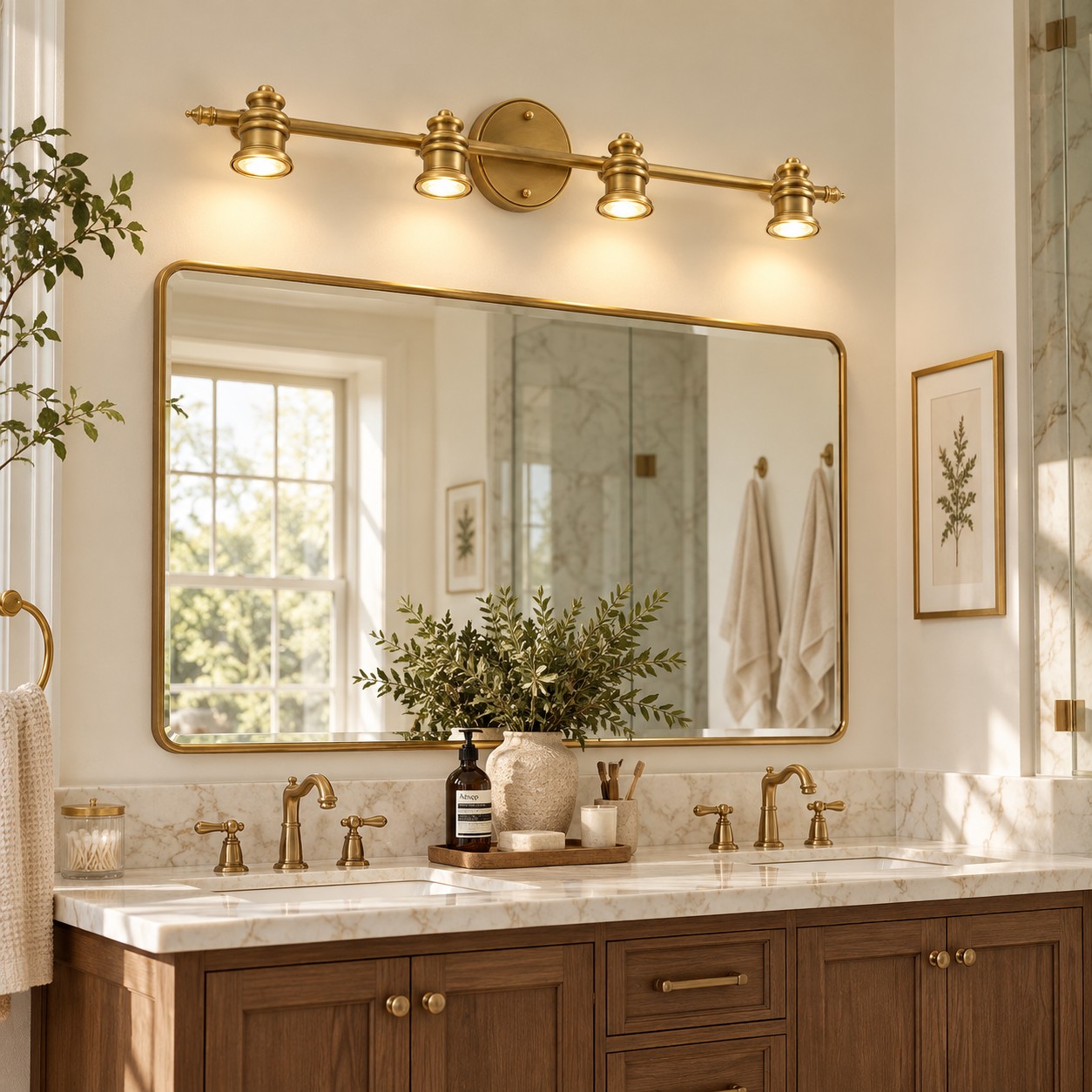 Aurelia Adjustable Natural Brass Wall Light | Sculpted Heads — A natural perspective