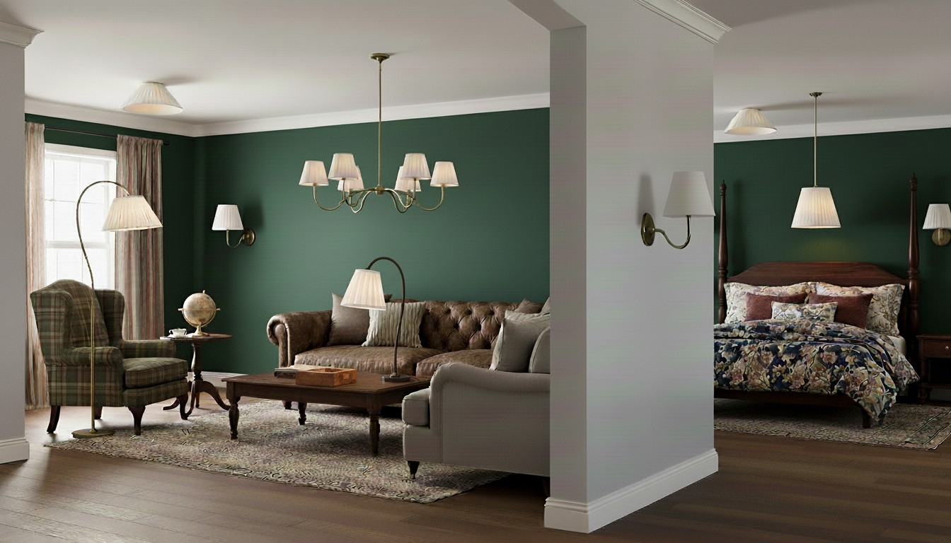 Luvora lighting in a crafted interior scene