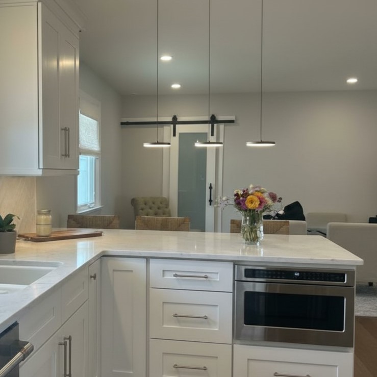 Customer dining room with Feranox pendant