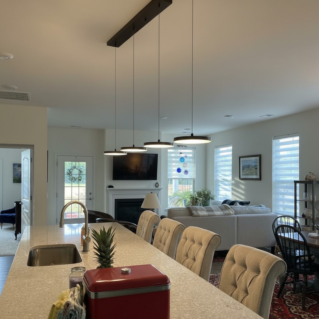 Customer home with Feranox pendant