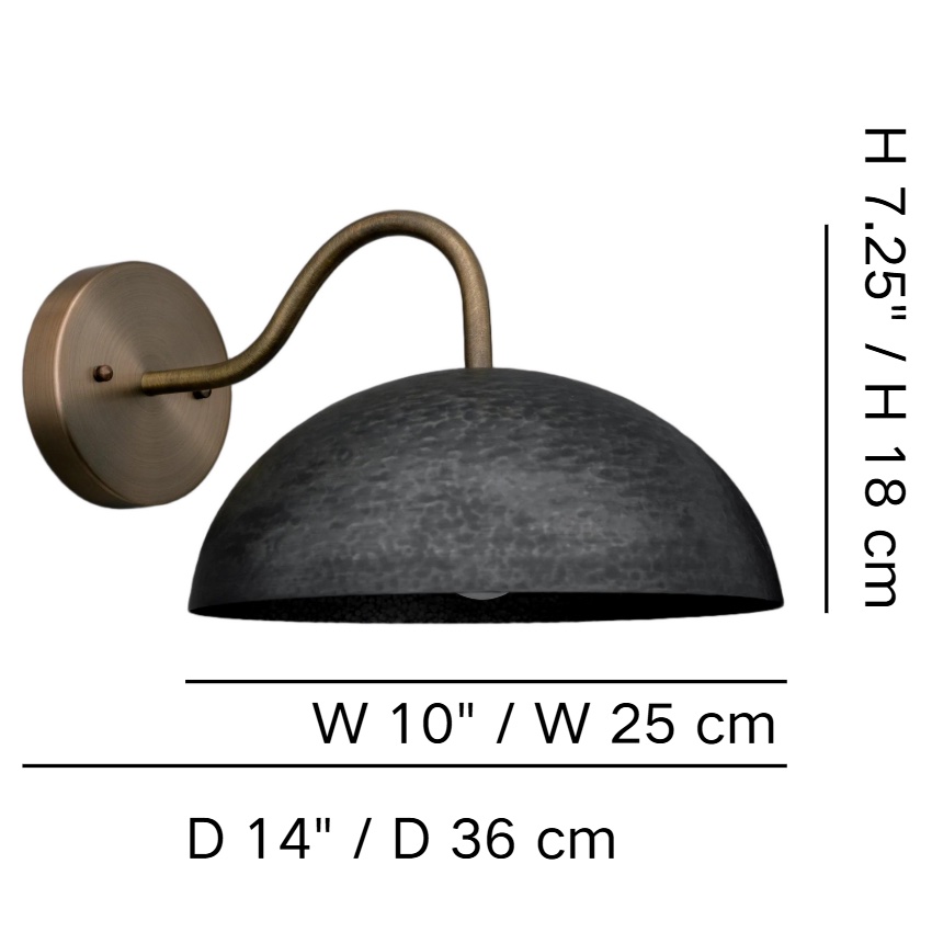 Product size diagram for Size A