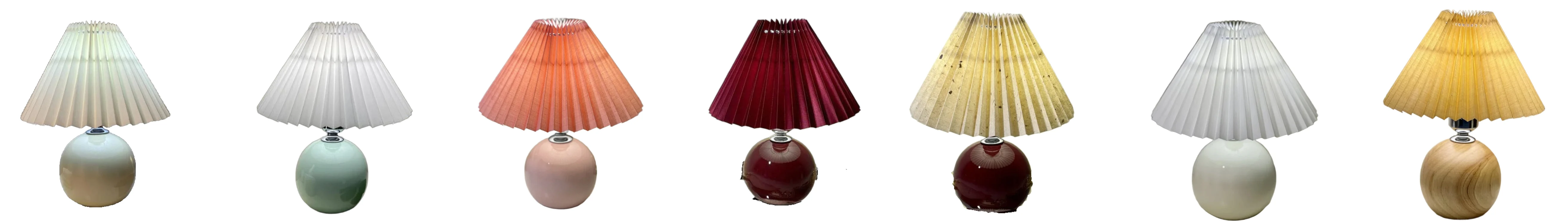 Lunara lamp color options