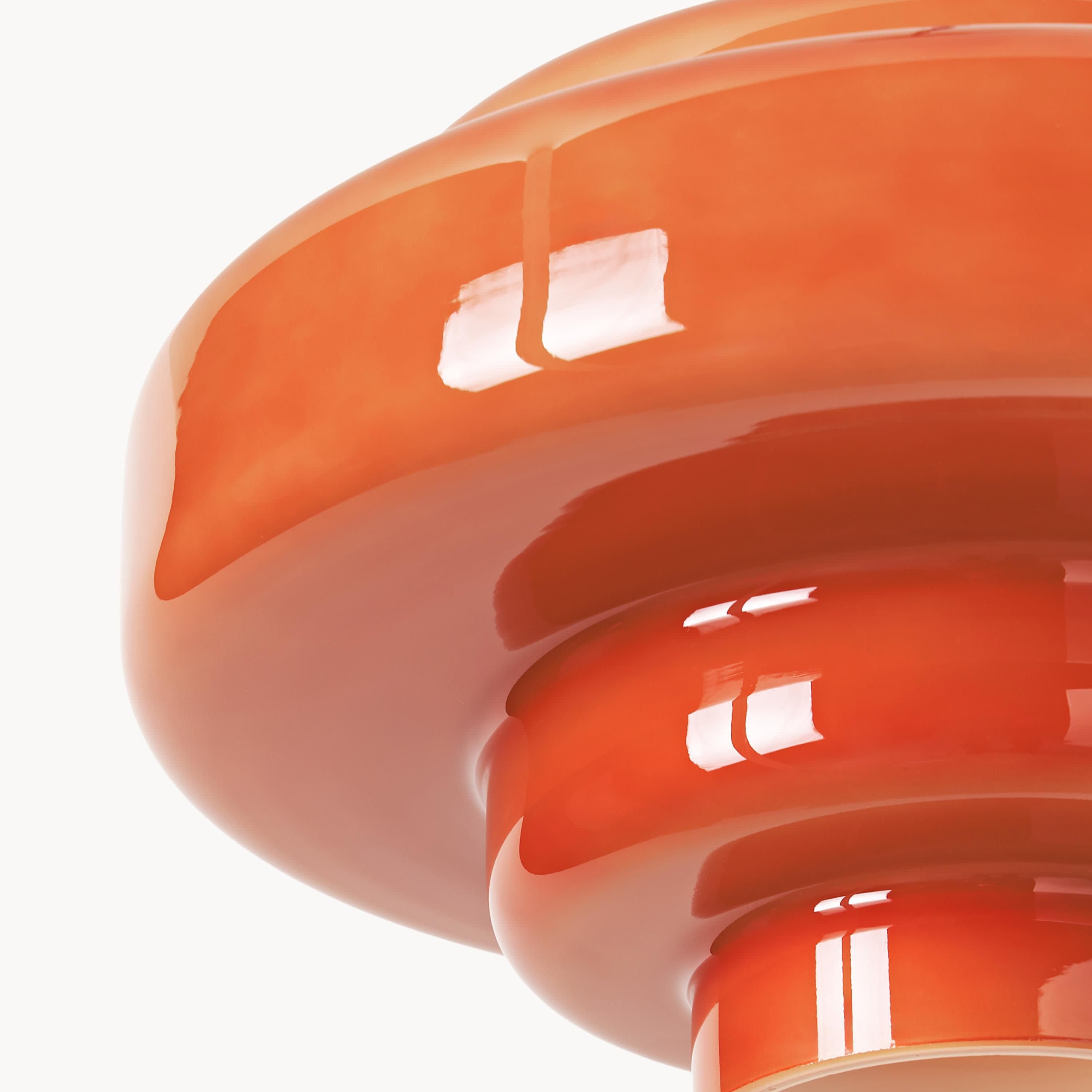Koloro orange glass shade detail