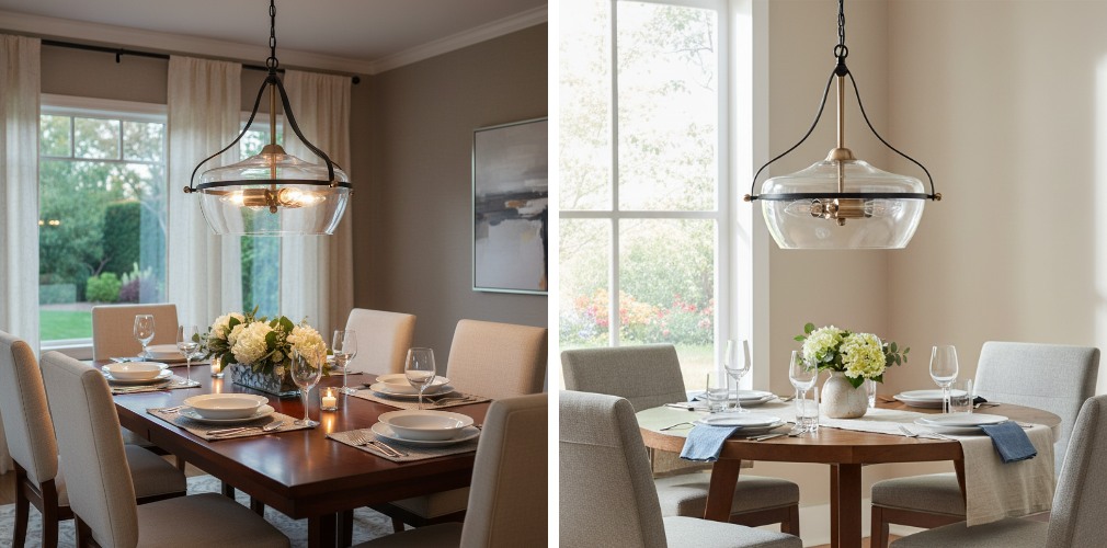 Switch light comparison for Lirra pendant light