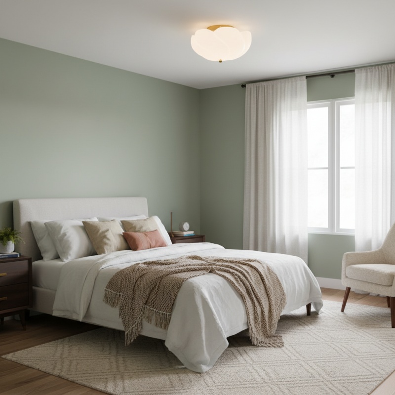 Modo ceiling light in bedroom setting
