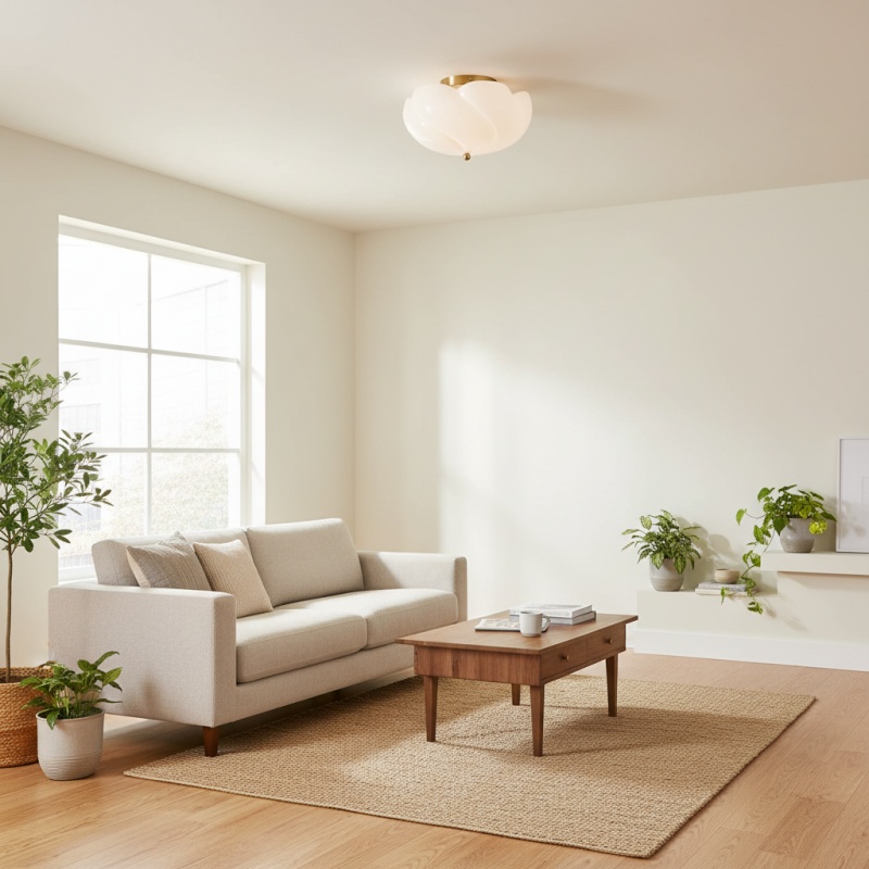 Modo ceiling light in a lounge space