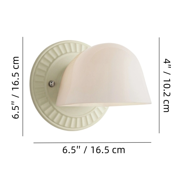 Fiesta wall sconce size diagram