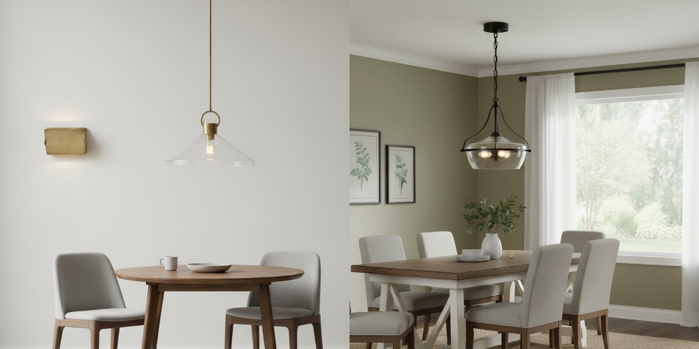 Discover Lirra Series pendant light styles in dining rooms