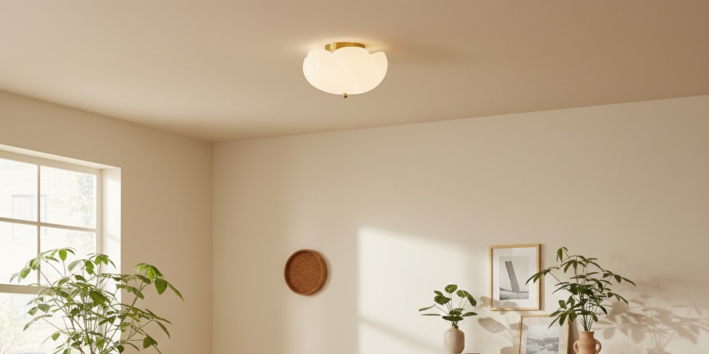 Modo ceiling light in a bright room