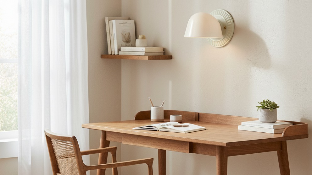 Fiesta Fluted Wall Sconce in a softly lit room