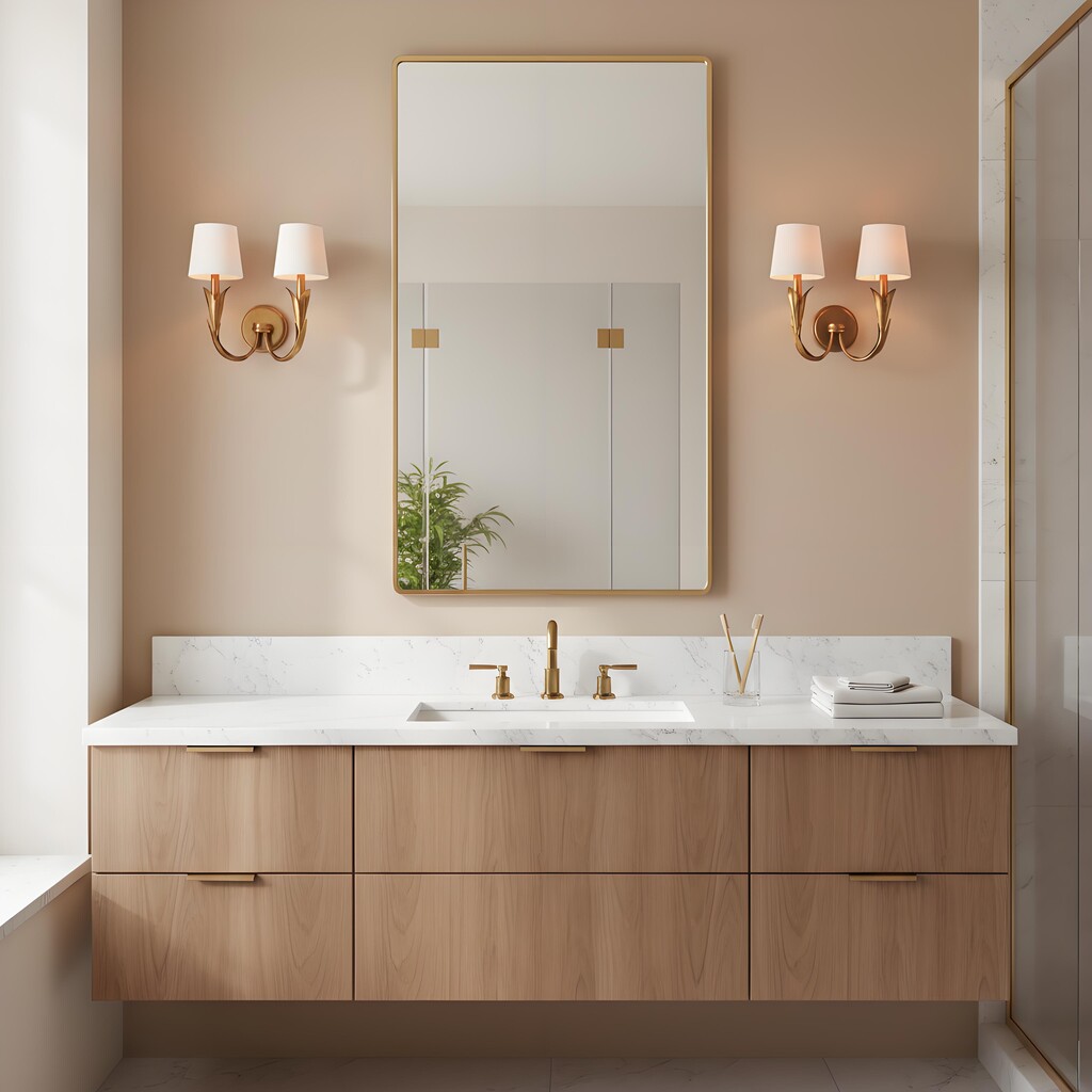 Duova wall lamp in living room