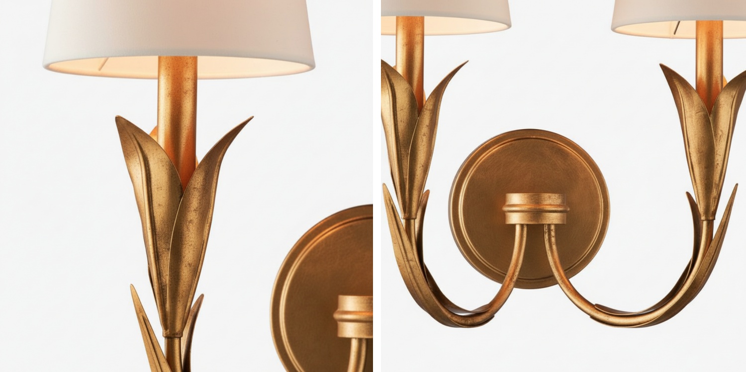 Duova wall lamp details
