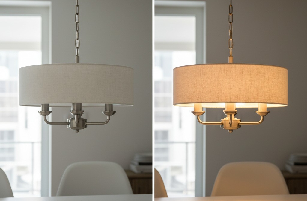 Tela pendant switch light comparison