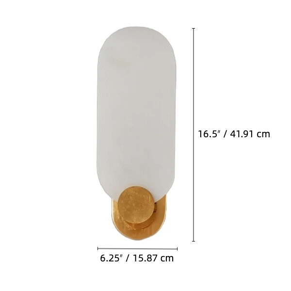 Albi wall sconce size diagram