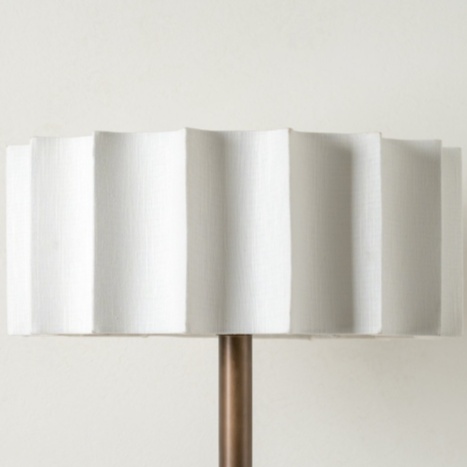 Cavilon softly diffused fabric shade detail